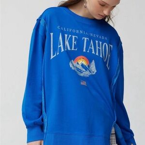 Urban Outfitters Blue Lake Tahoe Sweatshirt